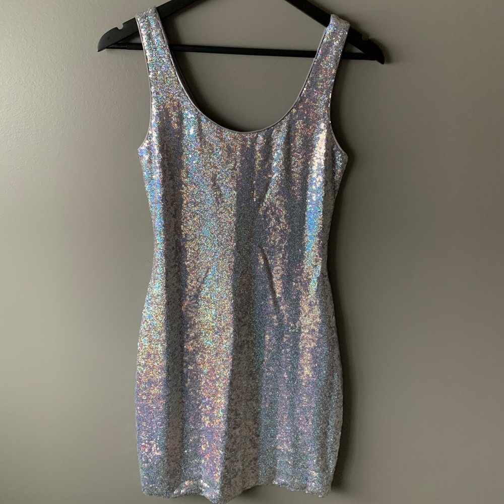 Irredentist sequin dress